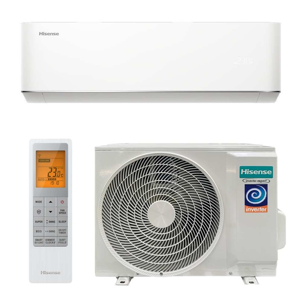 Инверторный настенный кондиционер (сплит-система) Hisense AS-10UW4RLCHC00