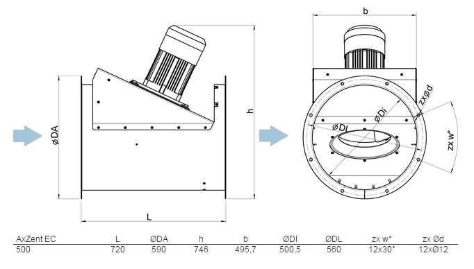 Изображение для товара Systemair AxZent 500EC