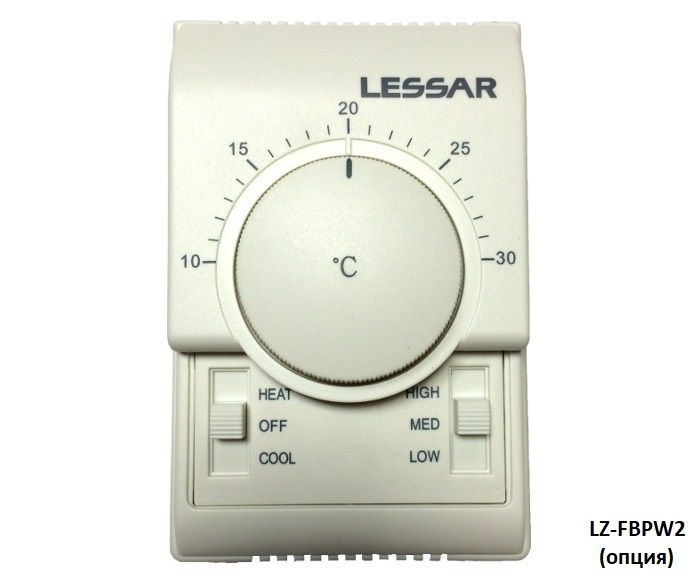 Напольно-потолочный фанкойл безкорпусной (двухтрубный) Lessar LSF-250AE22C