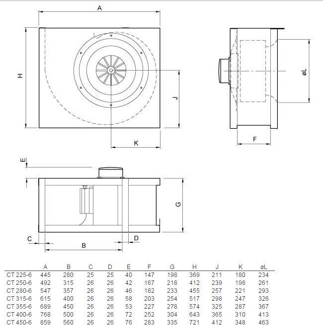 Изображение для товара Systemair CT 225-6