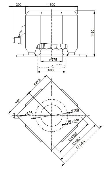 Изображение для товара Systemair DVV 1000D6-12-XL