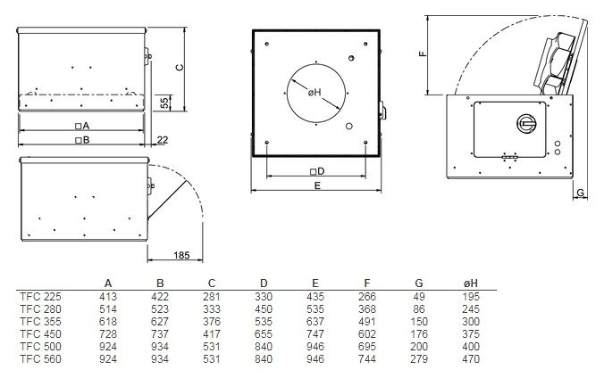 Изображение для товара Systemair TFC 500 P Sileo Red
