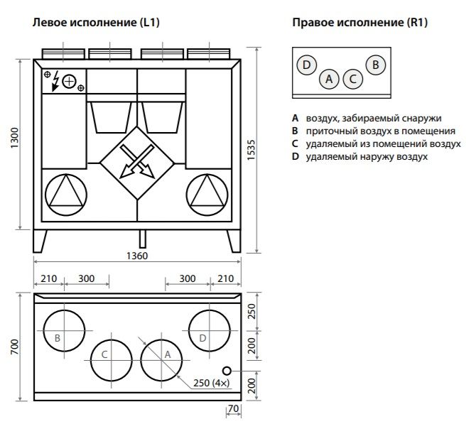 Изображение для товара Komfovent Verso P 1200-V-W