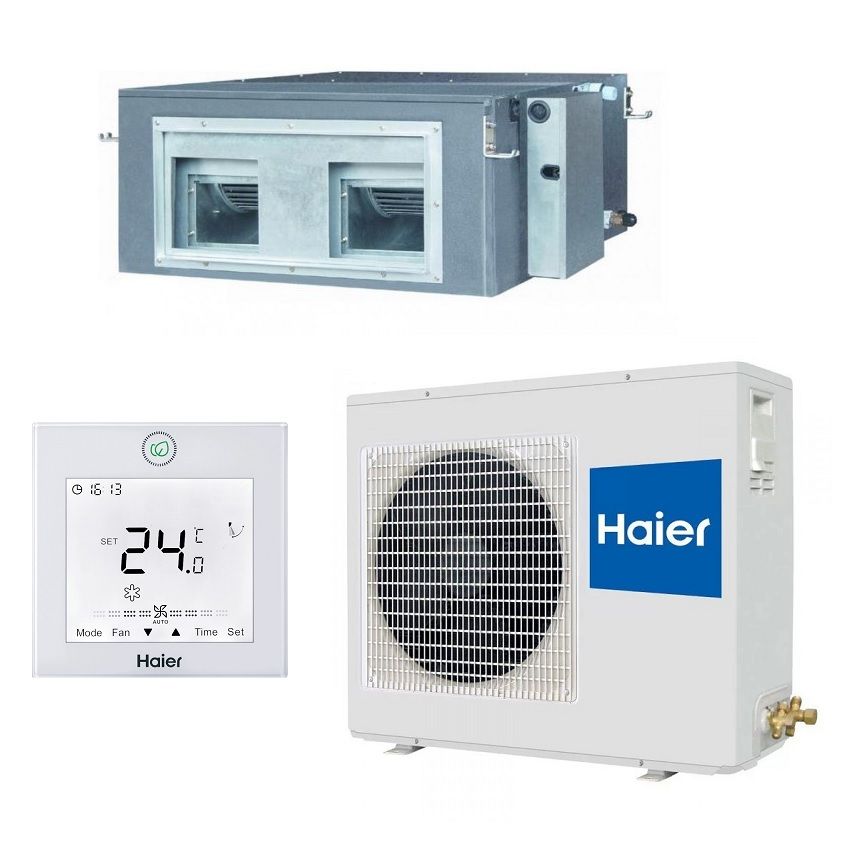 Канальный кондиционер (сплит-система) Haier AD160S1LM1FA / 1U160S1LN1FB