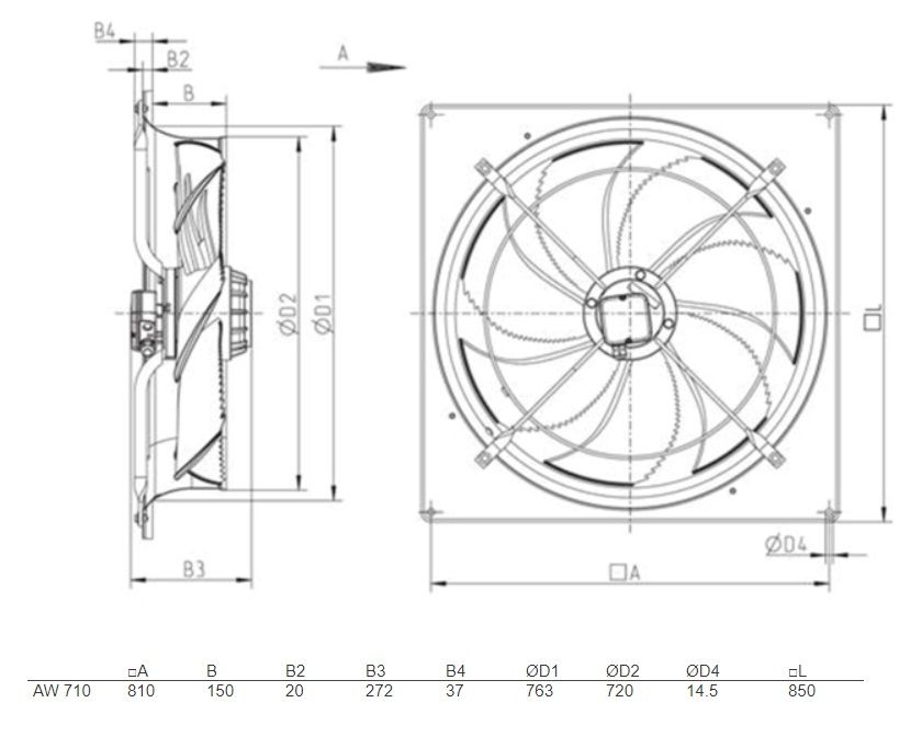 Изображение для товара Systemair AW 710DS SILEO
