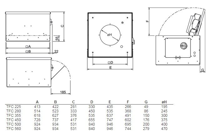 Изображение для товара Systemair TFC 280 S Sileo Red