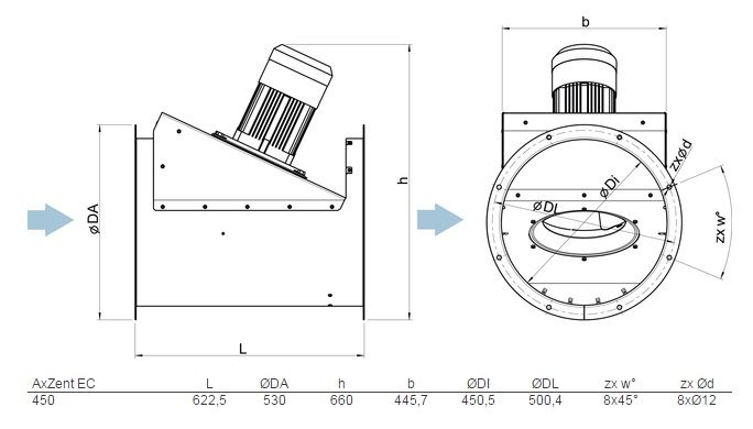 Изображение для товара Systemair AxZent 450EC