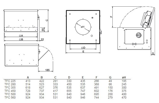 Изображение для товара Systemair TFC 450 P Sileo Red