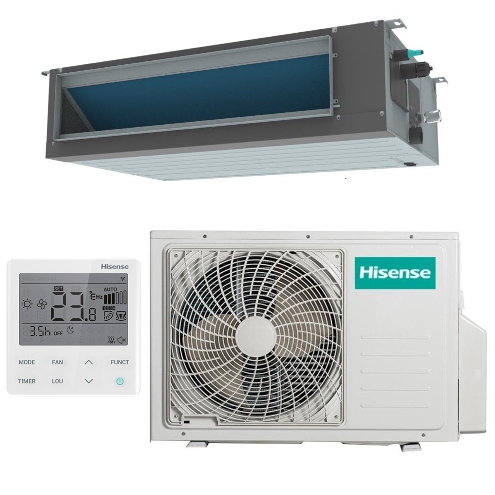 Канальный кондиционер (сплит-система) Hisense AUD-48UX4REH8 / AUW-48U6RN8 Wi-Fi