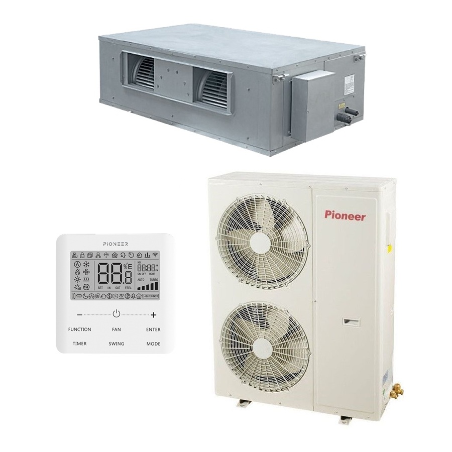Канальный кондиционер (сплит-система) Pioneer KFDHI400GV / 2KODHI200GV Канальный кондиционер (сплит-система) Pioneer KFDHI400GV / 2KODHI200GV