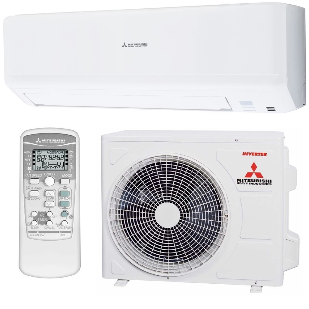 Инверторный настенный кондиционер (сплит-система) Mitsubishi Heavy Industries SRK25ZSP-W1 / SRC25ZSP-W1