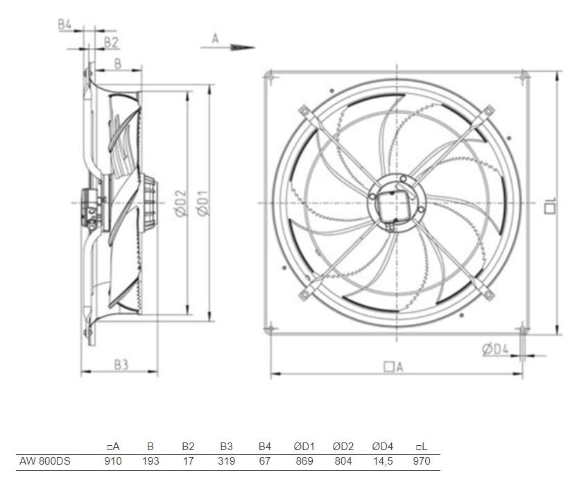 Изображение для товара Systemair AW 800DS SILEO