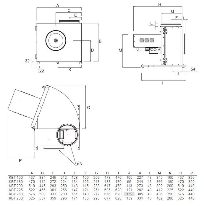 Изображение для товара Systemair KBT 250EC
