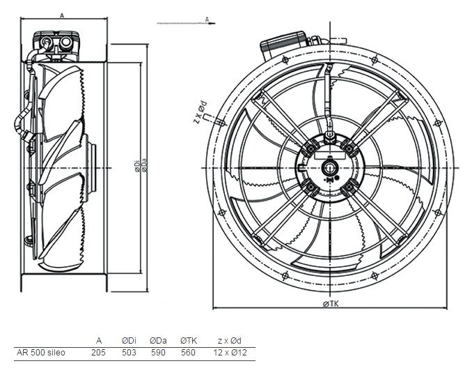 Изображение для товара Systemair AR 500E4 SILEO