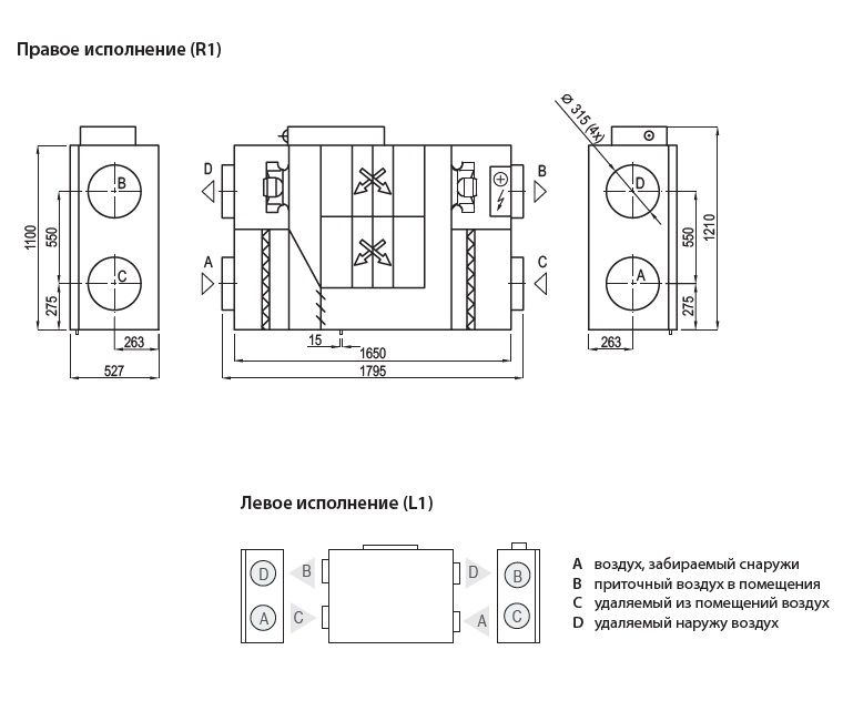 Изображение для товара Komfovent Verso CF 1000-F-W/DH