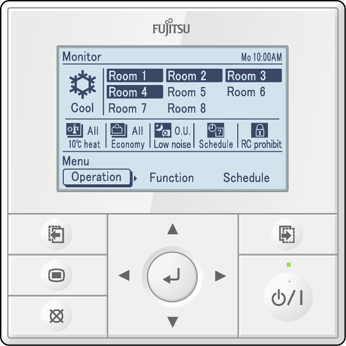 Пульт управления Fujitsu UTYDMMYM