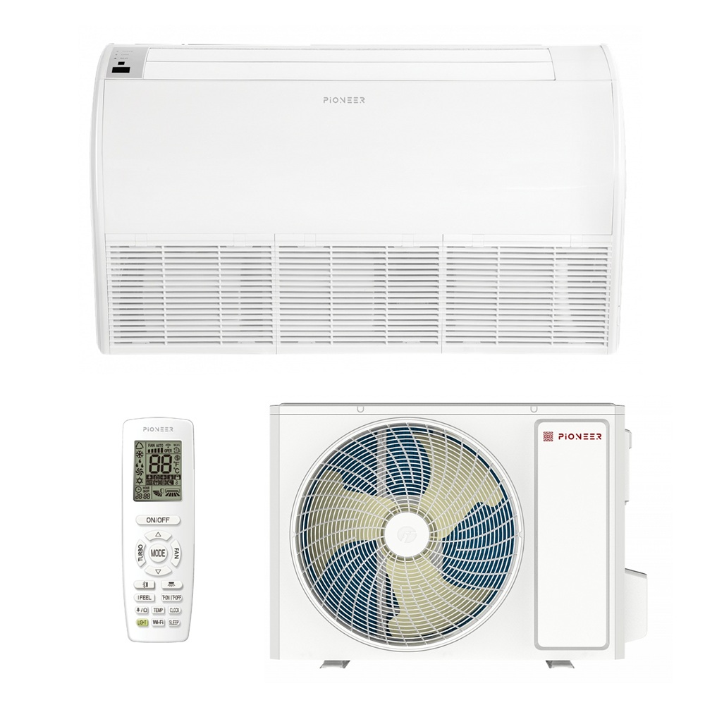 Напольно-потолочный кондиционер (сплит-система) Pioneer KFFI24GV / KONI24GV с зимним комплектом (-40)