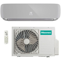 Инверторный настенный кондиционер (сплит-система) Hisense AS-13UW4RVETG00(R) SILVER