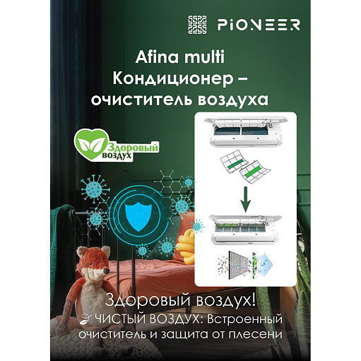 Мульти-сплит-система Pioneer 2MSHD18F / KFRI25FWx2