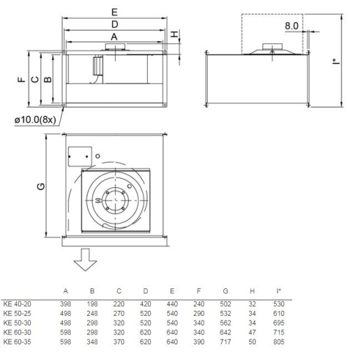 Изображение для товара Systemair KE 50-30-6