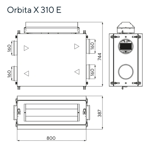 Изображение для товара Turkov Orbita X 310 1/1,5E
