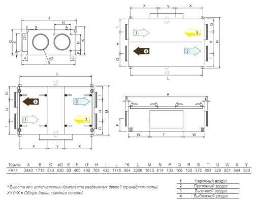 Изображение для товара Systemair TOPVEX FR11 HWH-R-CAV