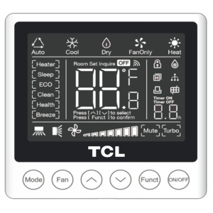 Изображение для товара TCL TCC-18D1HWH/DVI(05) / TCC-18HH/DVO(05)