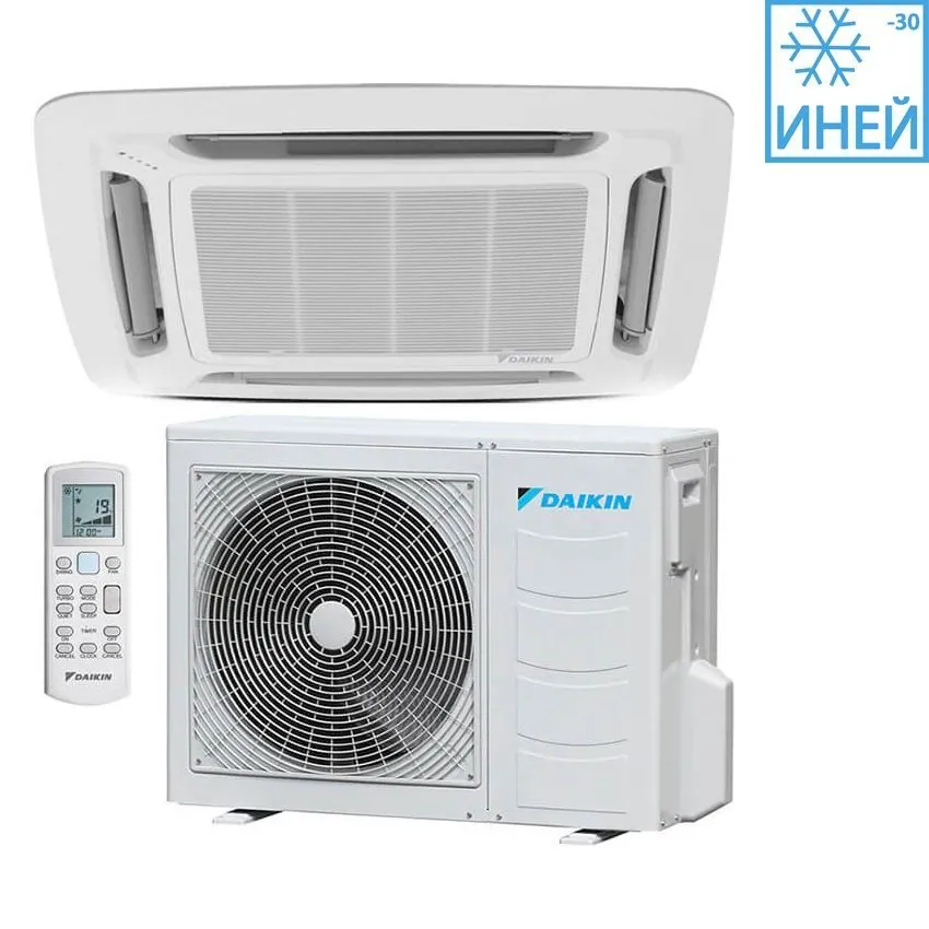 Кассетный кондиционер Daikin FCQN71EXV / RQ71CXV19 с зимним комплектом (-30)