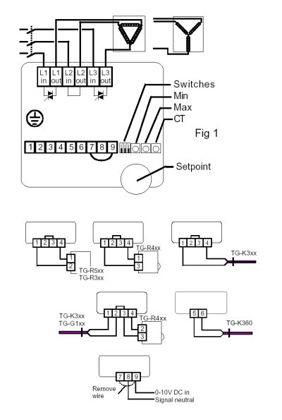 Схема подключения Systemair TTC-2000