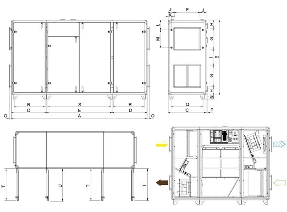 Вентиляционная установка Systemair TOPVEX SC11 EL-R-CAV